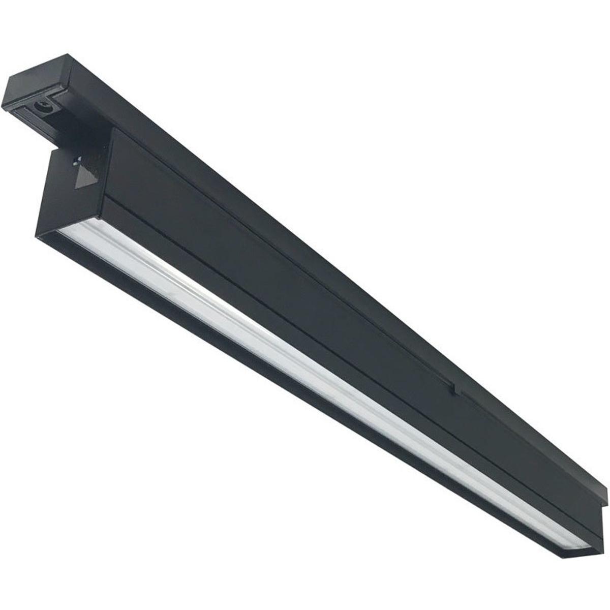 Nora Lighting NTE-LIN2TWB 2 ft. 30, 35 & 40K T-Line Tunable White Linear LED Track Head, Black - 1600 Lumen
