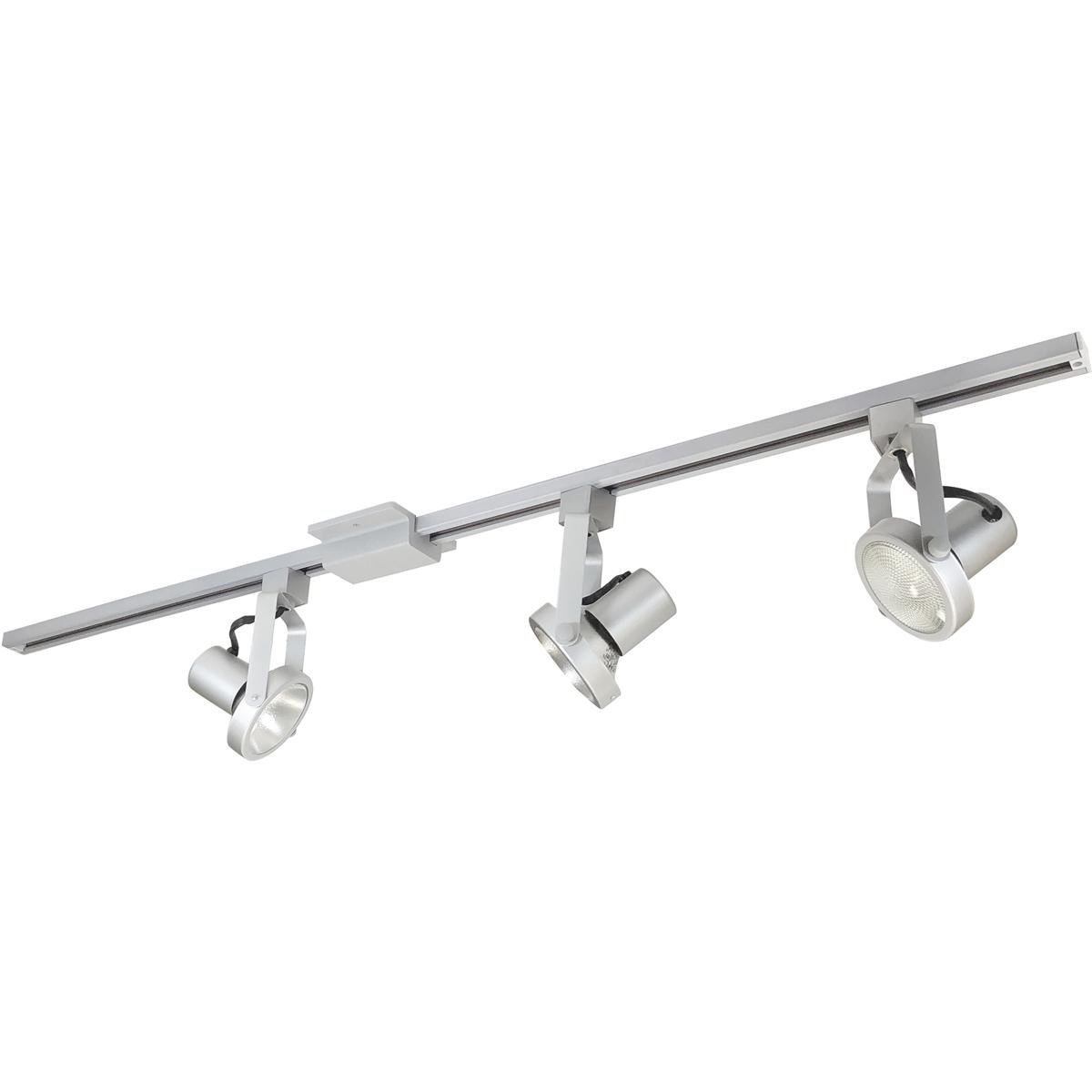 Nora Lighting NTL-158S Signature 1 Light 120V Silver Track Pack Ceiling Light