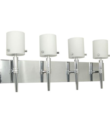 Jet 4 Light Bathroom Vanity Lights in Polished Chrome 60/1074