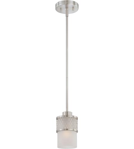 Nuvo 60/1911 Dupont Brushed Nickel Mini Pendant Ceiling Light