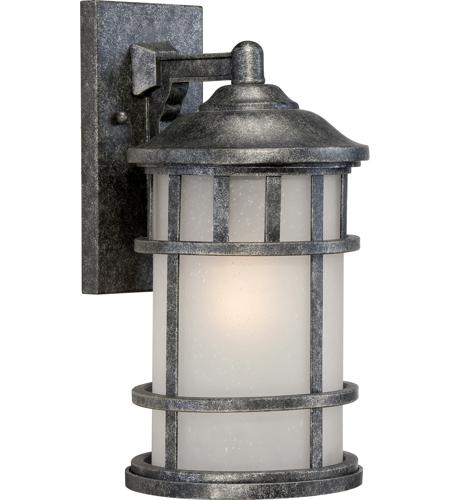 Nuvo 60/5732 Manor ES 1 Light Aged Silver Outdoor Wall Light 