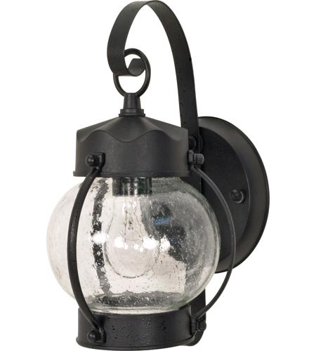 Nuvo 60/632 Brentwood 1 Light 11 inch Textured Black Outdoor Wall Lantern photo