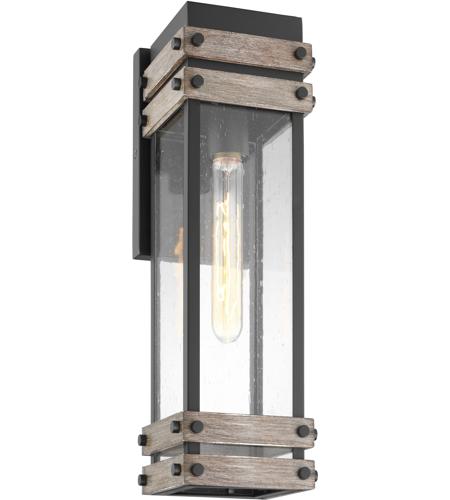 Nuvo 60/7541 Homestead 1 Light 16 inch Black/Wood Outdoor Wall Sconce 60-7541_002.jpg