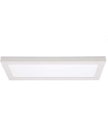 Blink Led 7 Inch White Flush Mount Ceiling Light Rectangle