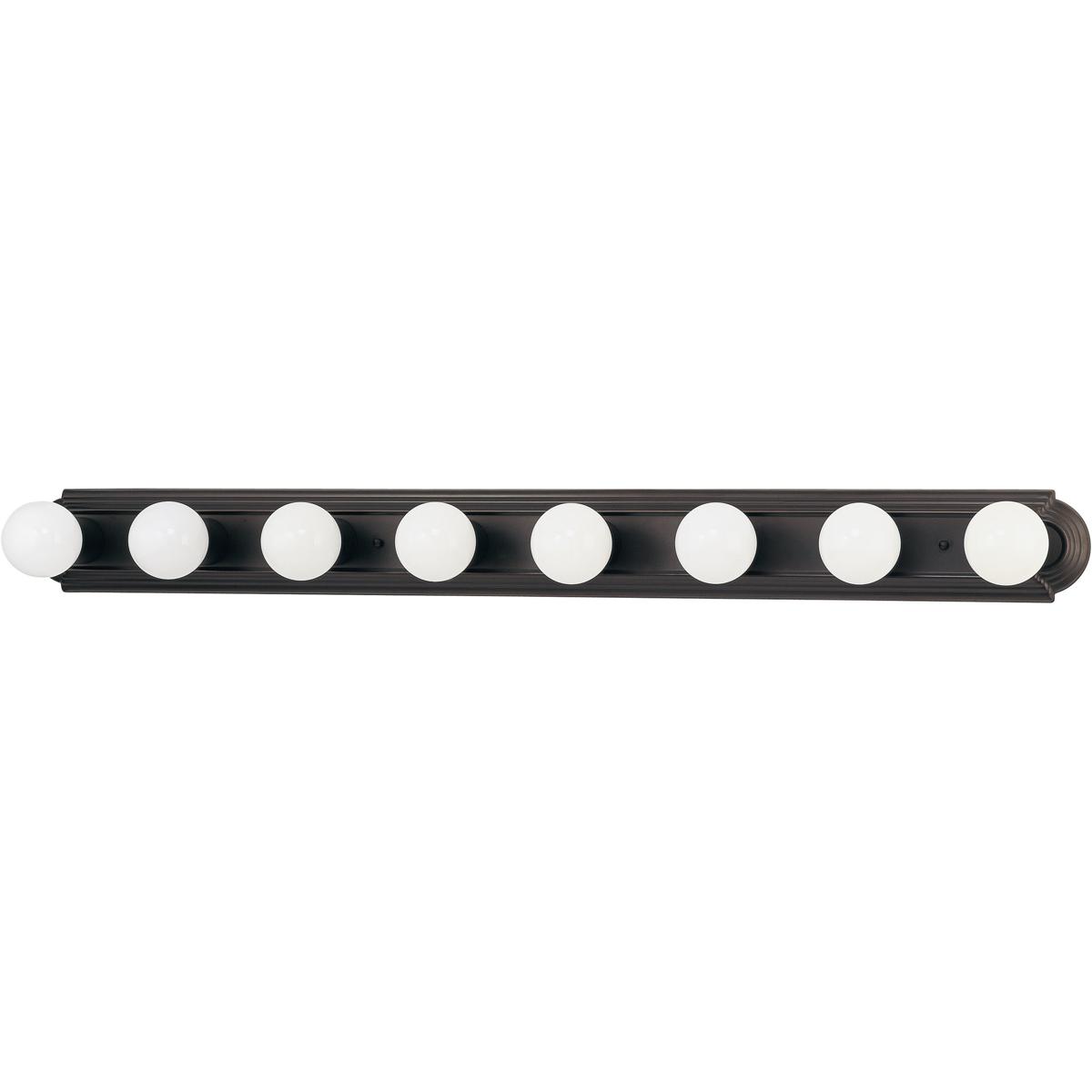 Nuvo Lighting Racetrack 48 Inch 8 Light Bath Vanity Light Racetrack - 60/1287 - Transitional