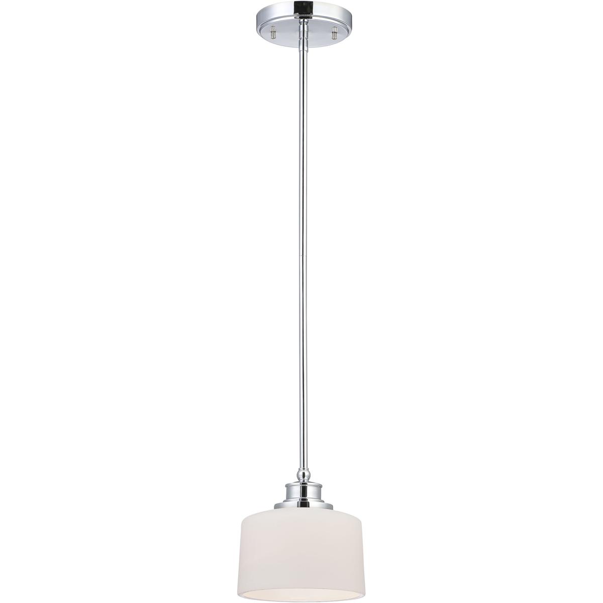 Nuvo 60/4588 Soho 1 Light 7 inch Polished Chrome Mini Pendant Ceiling Light