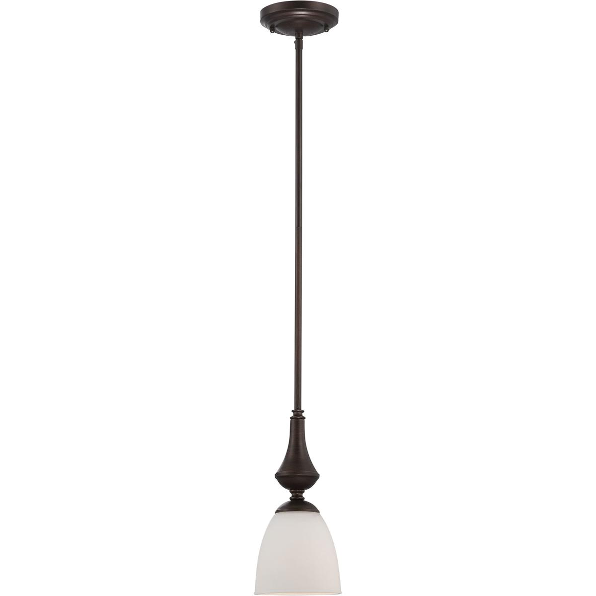 Nuvo 60/5137 Patton 1 Light 5.13 inch Prairie Bronze Mini Pendant Ceiling Light