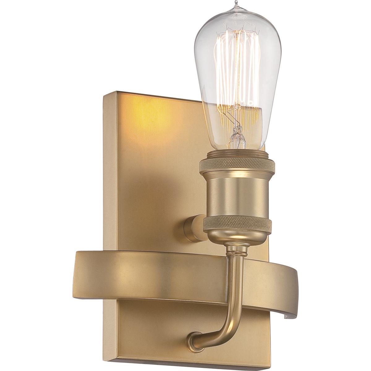 Nuvo Lighting 60/5711 Paxton Wall Sconce Natural Brass eBay