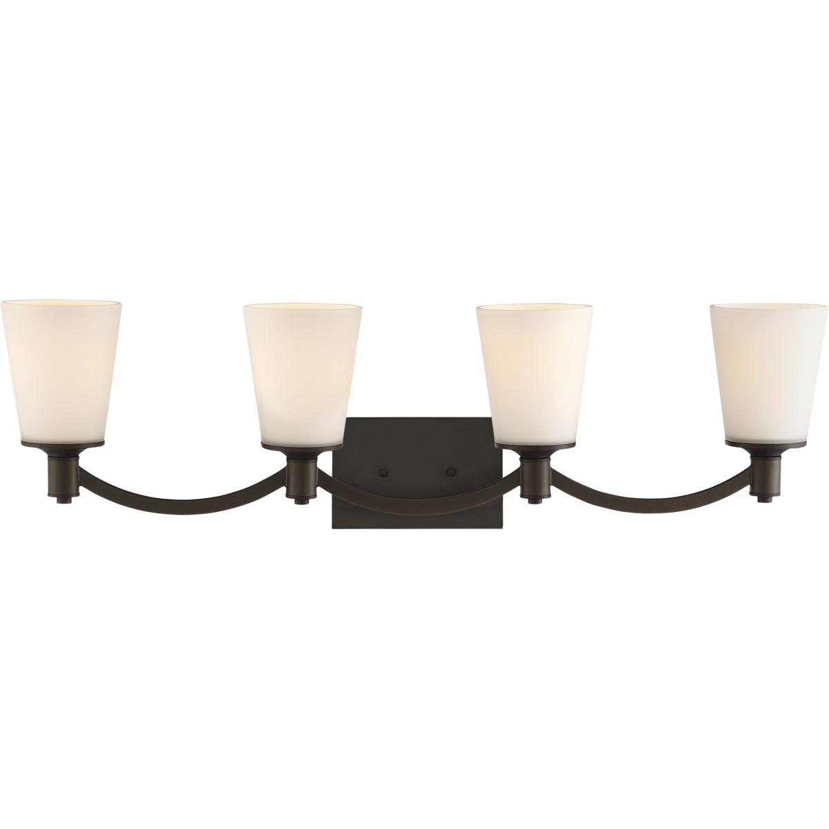 Nuvo Lighting Laguna 33 Inch 4 Light Bath Vanity Light Laguna - 60/5974 - Transitional