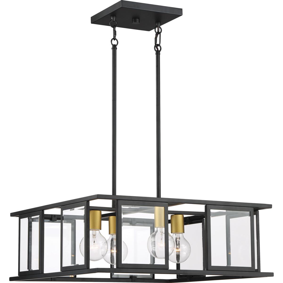 Nuvo 60/6414 Payne 4 Light 22 inch Midnight Bronze Pendant Ceiling Light