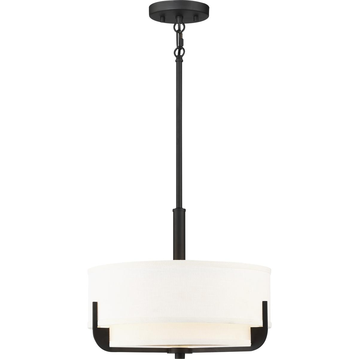 Nuvo 60/6543 Frankie 3 Light 15 inch Aged Bronze Pendant Ceiling Light