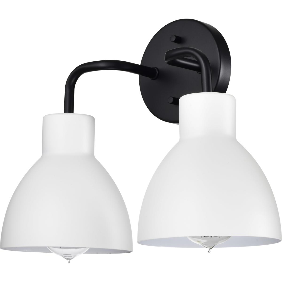 Nuvo 60/6785 Sloan 2 Light 14 inch Matte Black Vanity Light Wall Light