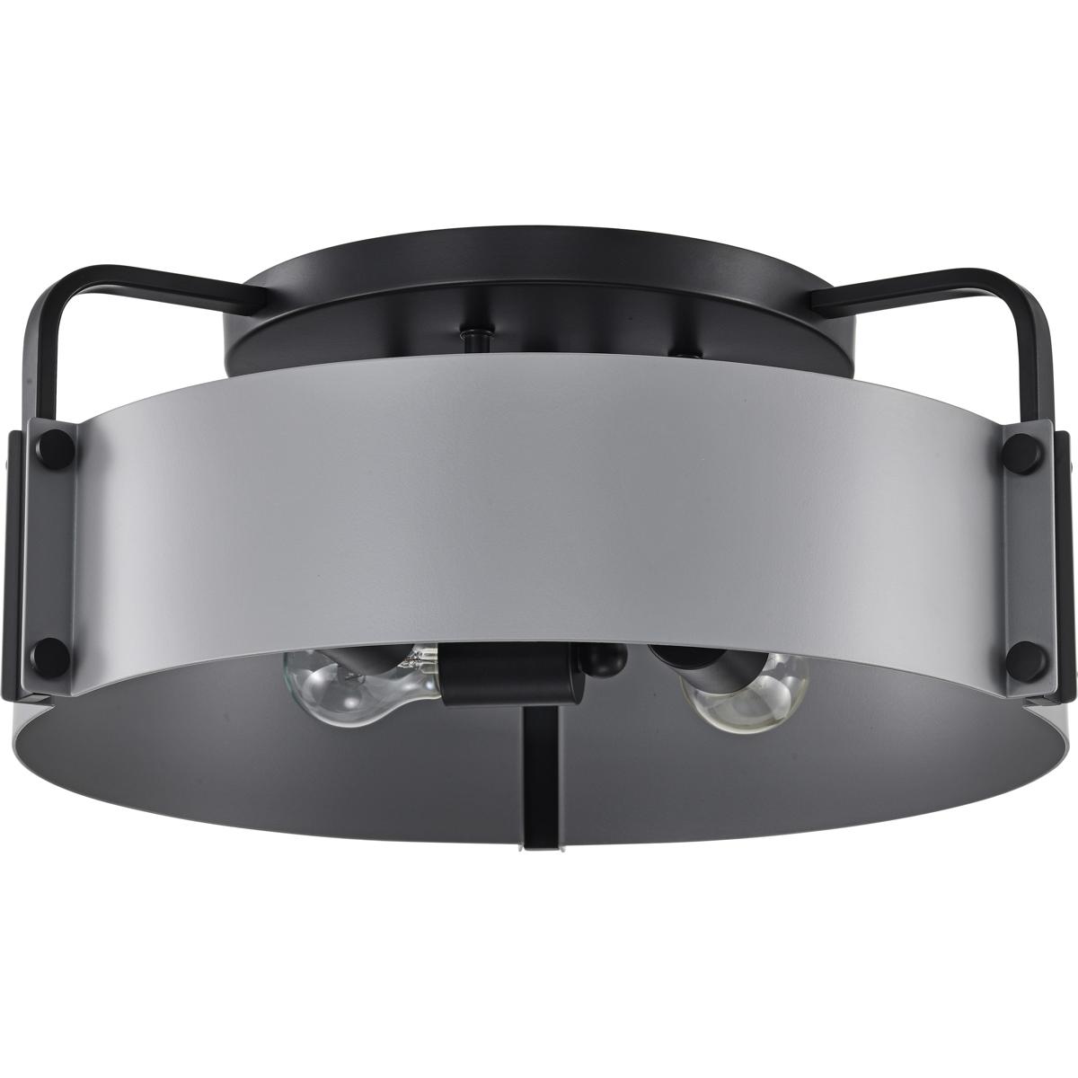 Nuvo 60/7851 Altos 4 Light 18 inch Matte Gray Semi Flush Mount Ceiling Light