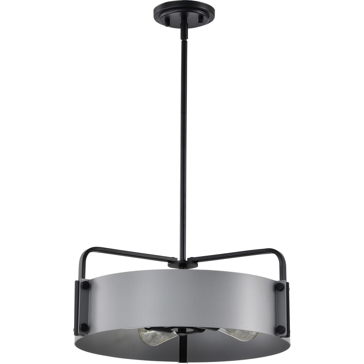 Nuvo 60/7853 Altos 4 Light 18 inch Matte Gray Pendant Ceiling Light