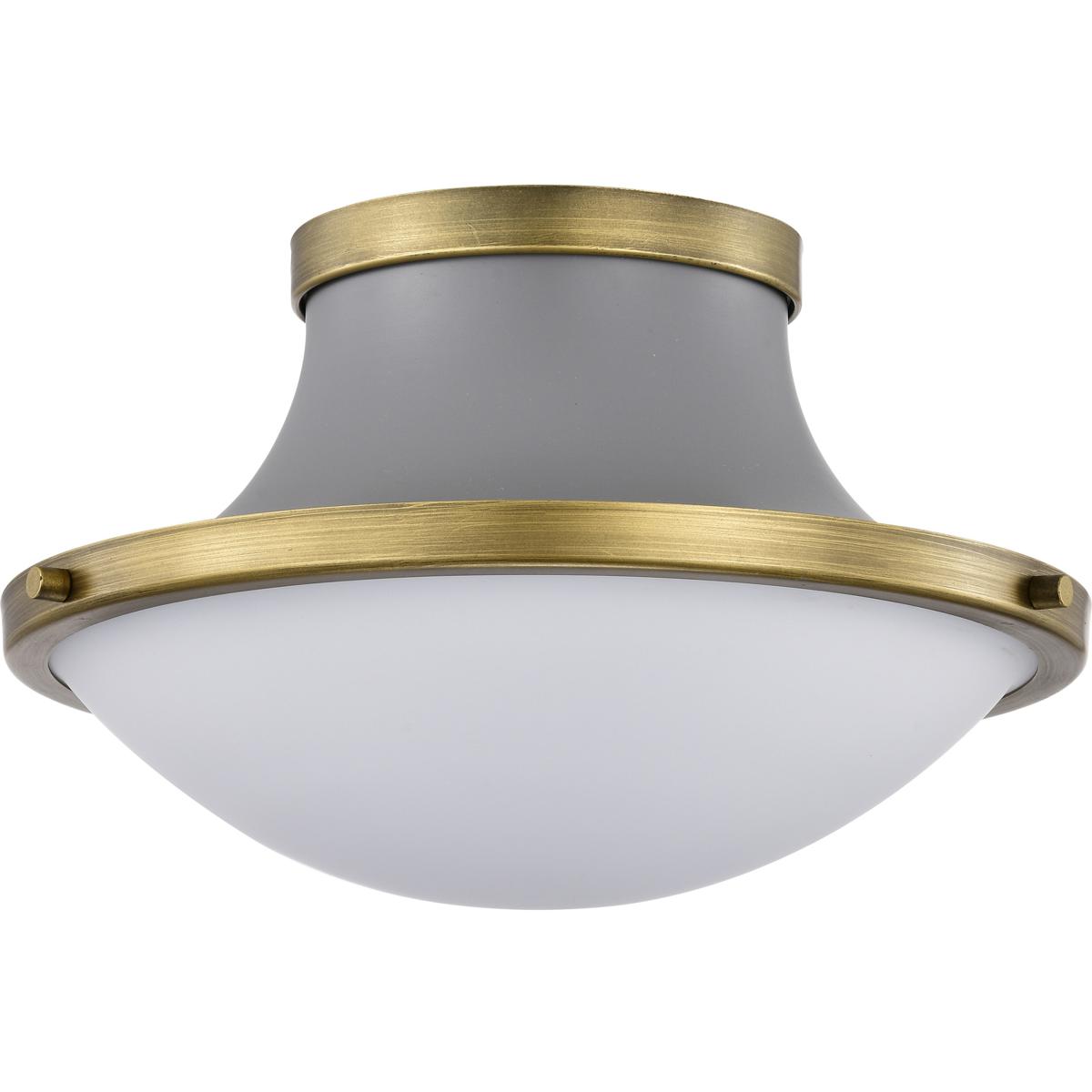 Nuvo Lighting Lafayette 1 Light Semi Flush Light Lafayette - 60-7915 - Modern Contemporary