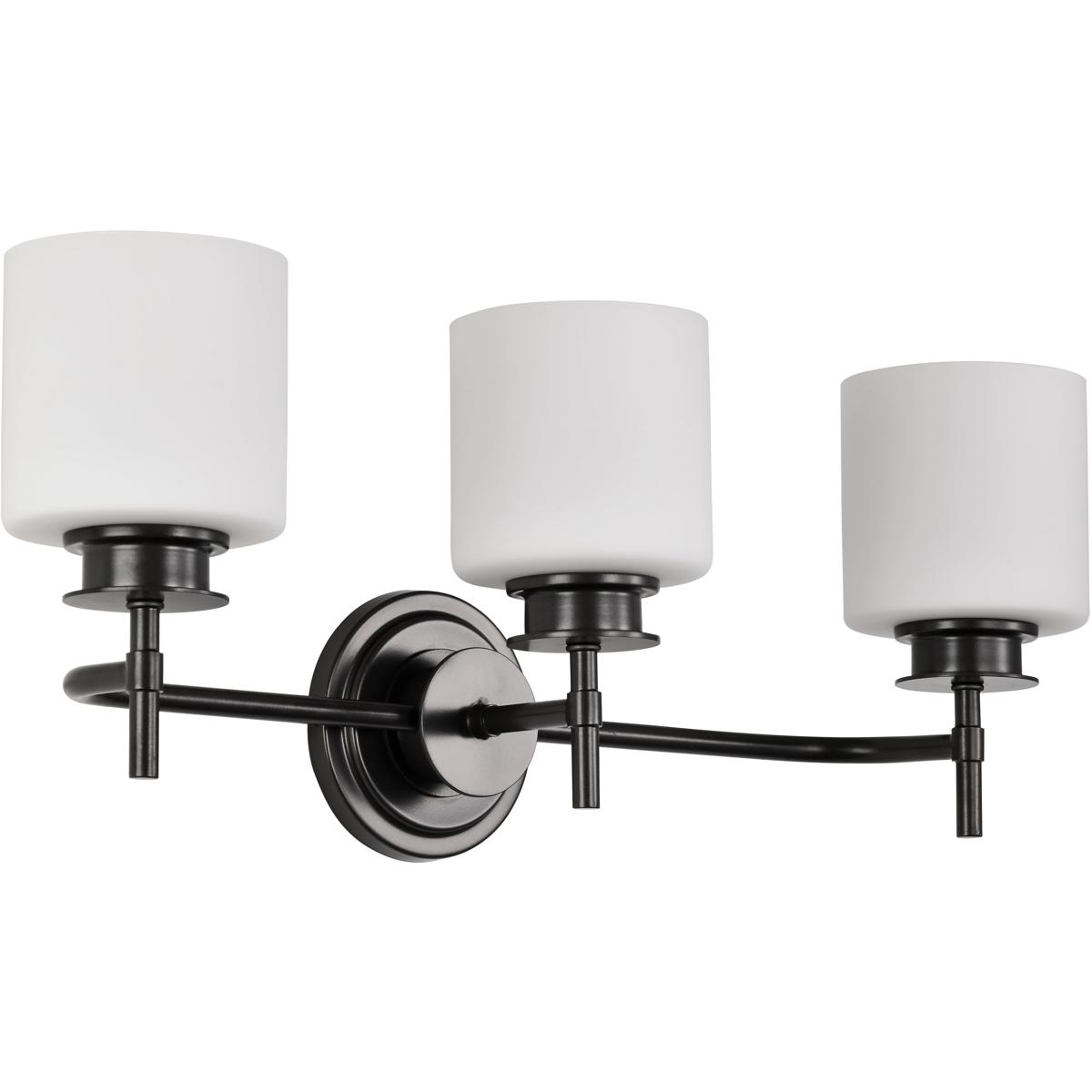 Nuvo 60/8033 Warren 3 Light 24 inch Gun Metal Vanity Light Wall Light
