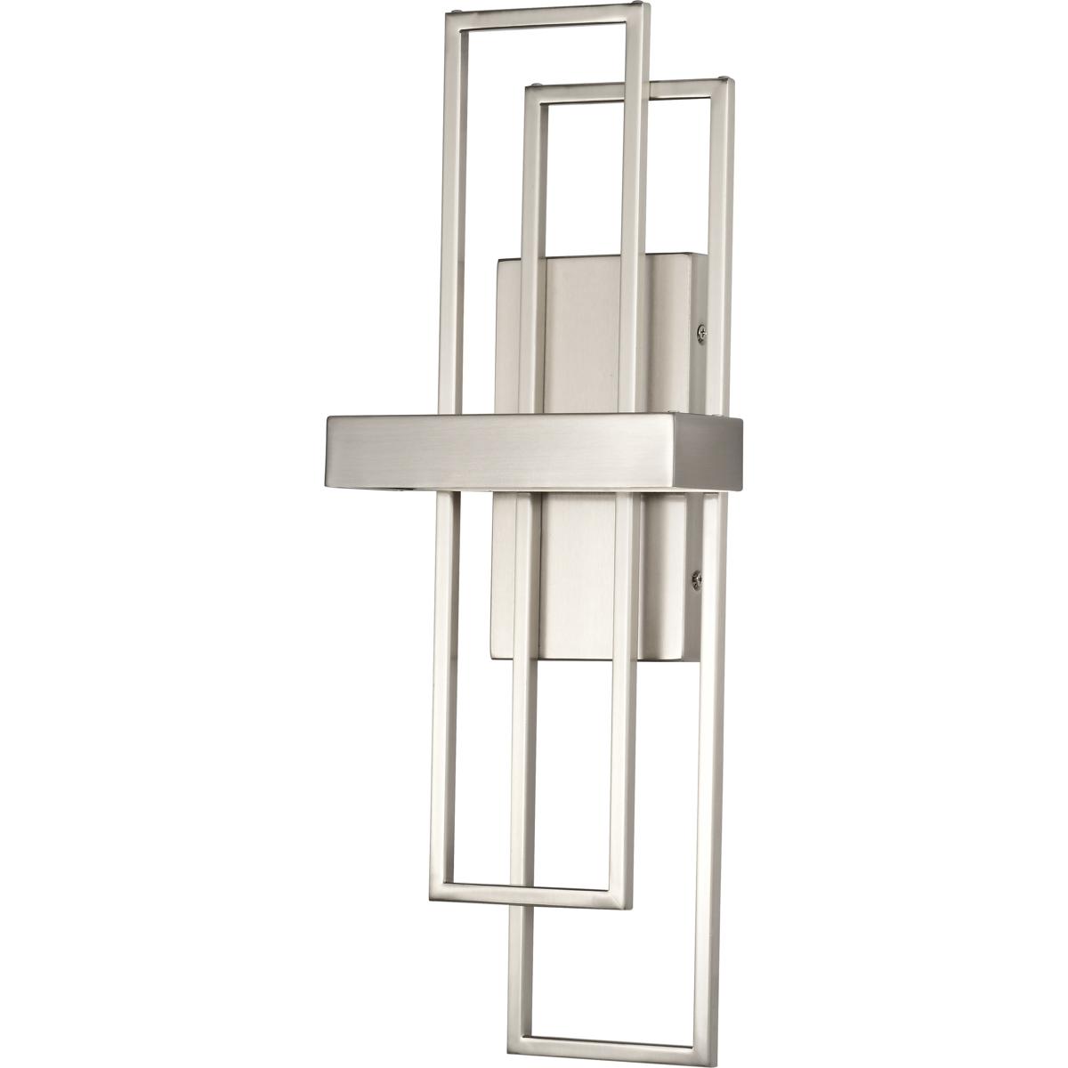 B1297922 Nuvo 62-105 Frame-1 Module Vanity & Wall - Frosted Glass - Brushed Nickel - 7.875 x 20.25 in.