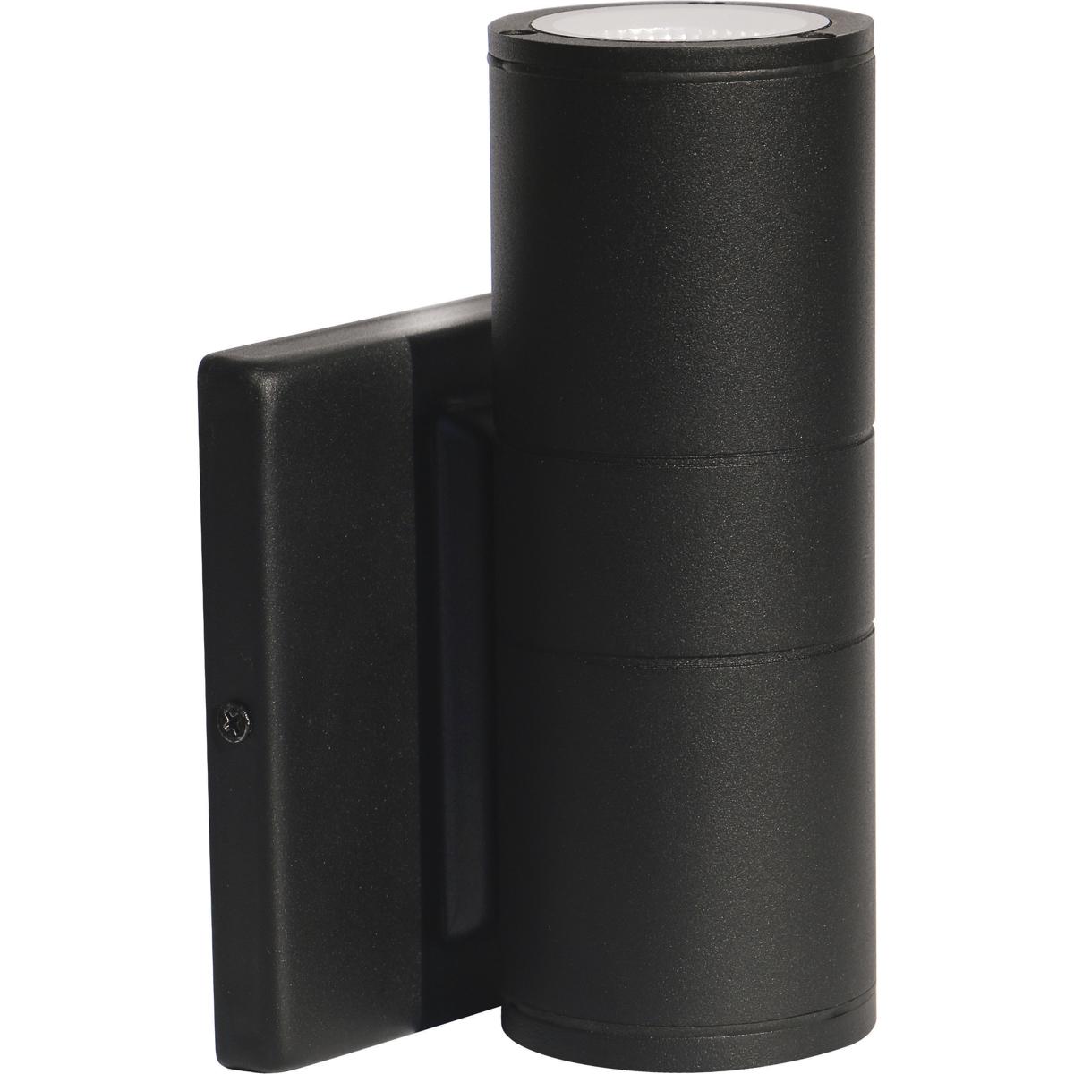 1-Light LED Small Up or Down Sconce Fixture Black Finish 10W 120/277V