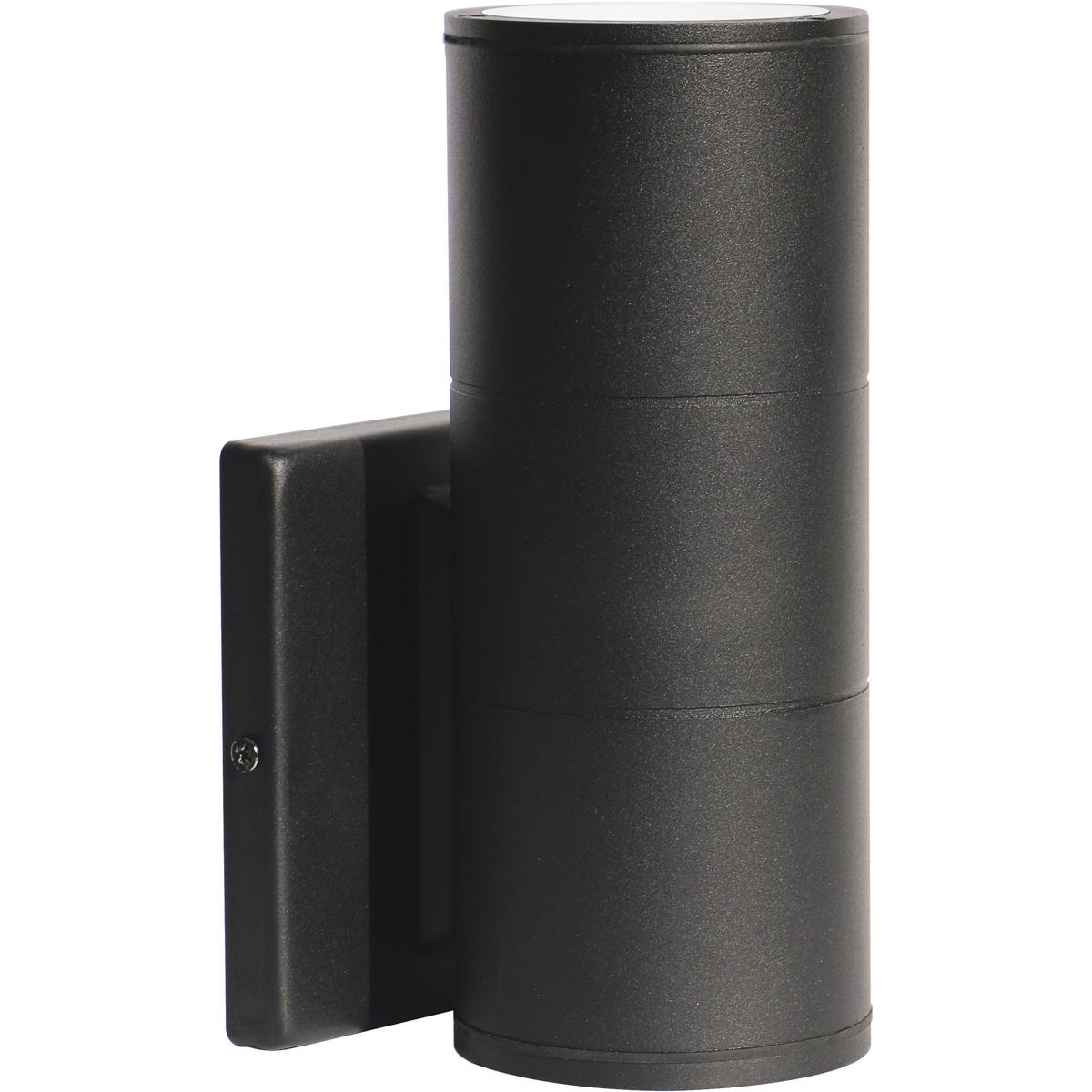 1-Light LED Large Up or Down Sconce Fixture Black Finish 10W 120/277V