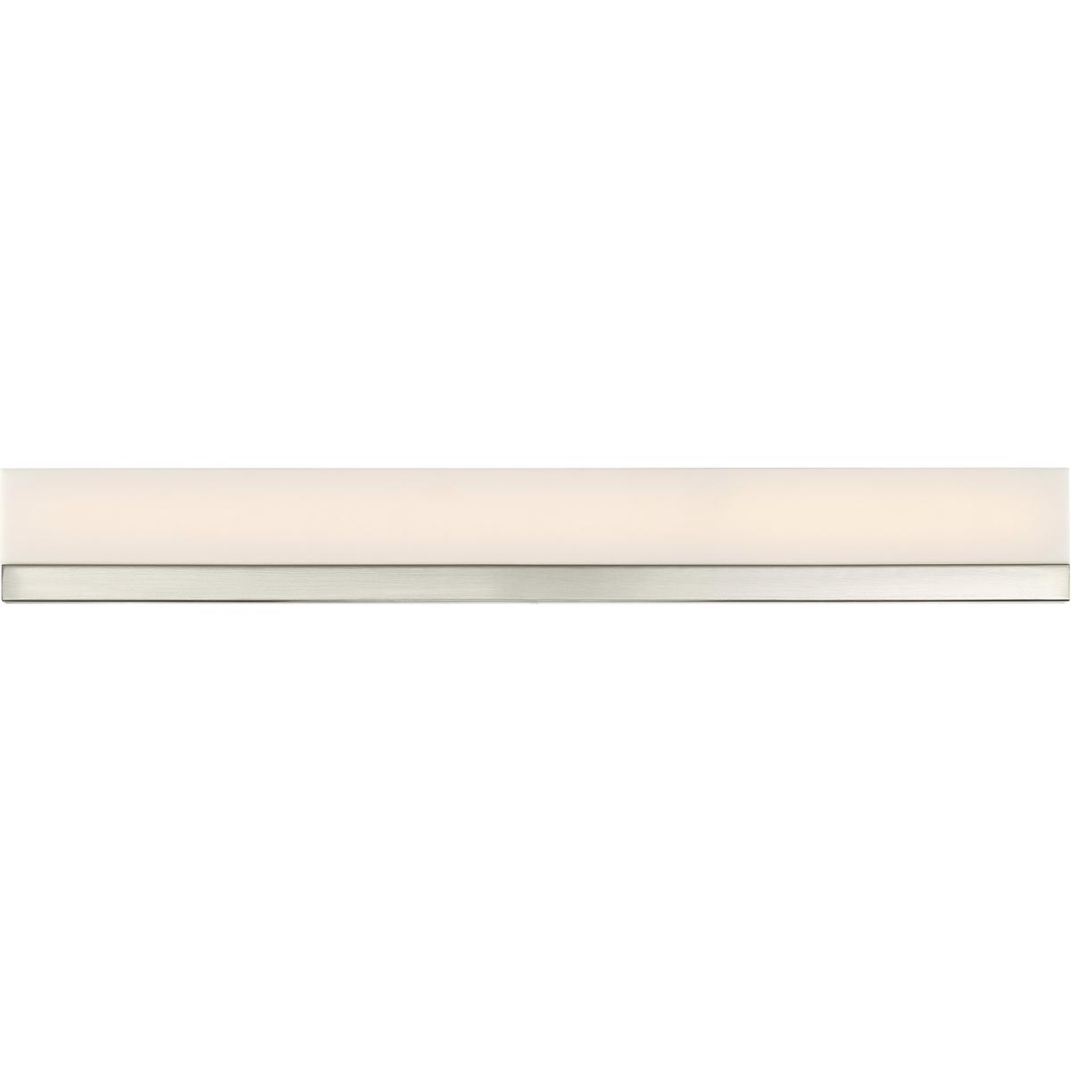 Fixture, Vanity, 1L, 39W, LED Module, Direct Wired, 120V, Brushed Nickel, Color Temp.: 3000K
