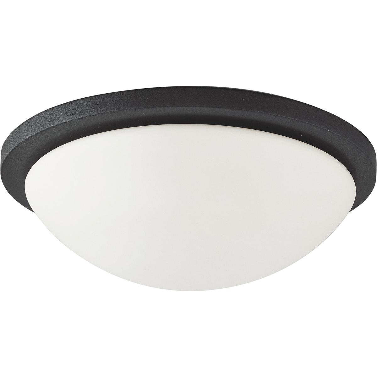 Nuvo 62/1443 Button LED 13 inch Matte Black Flush Mount Ceiling Light