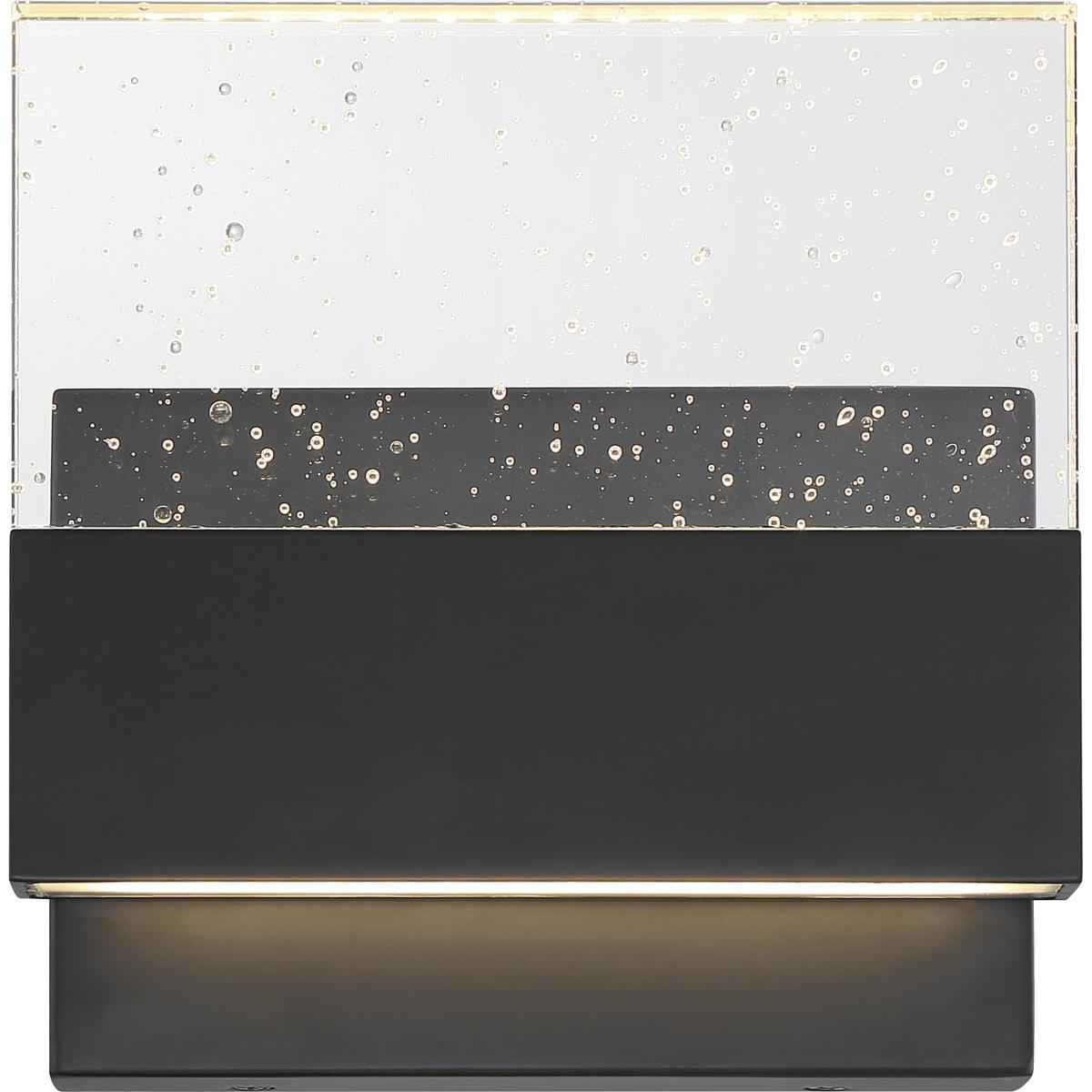 Nuvo 62/1512 Ellusion LED 7 inch Matte Black ADA Wall Sconce Wall Light, Medium