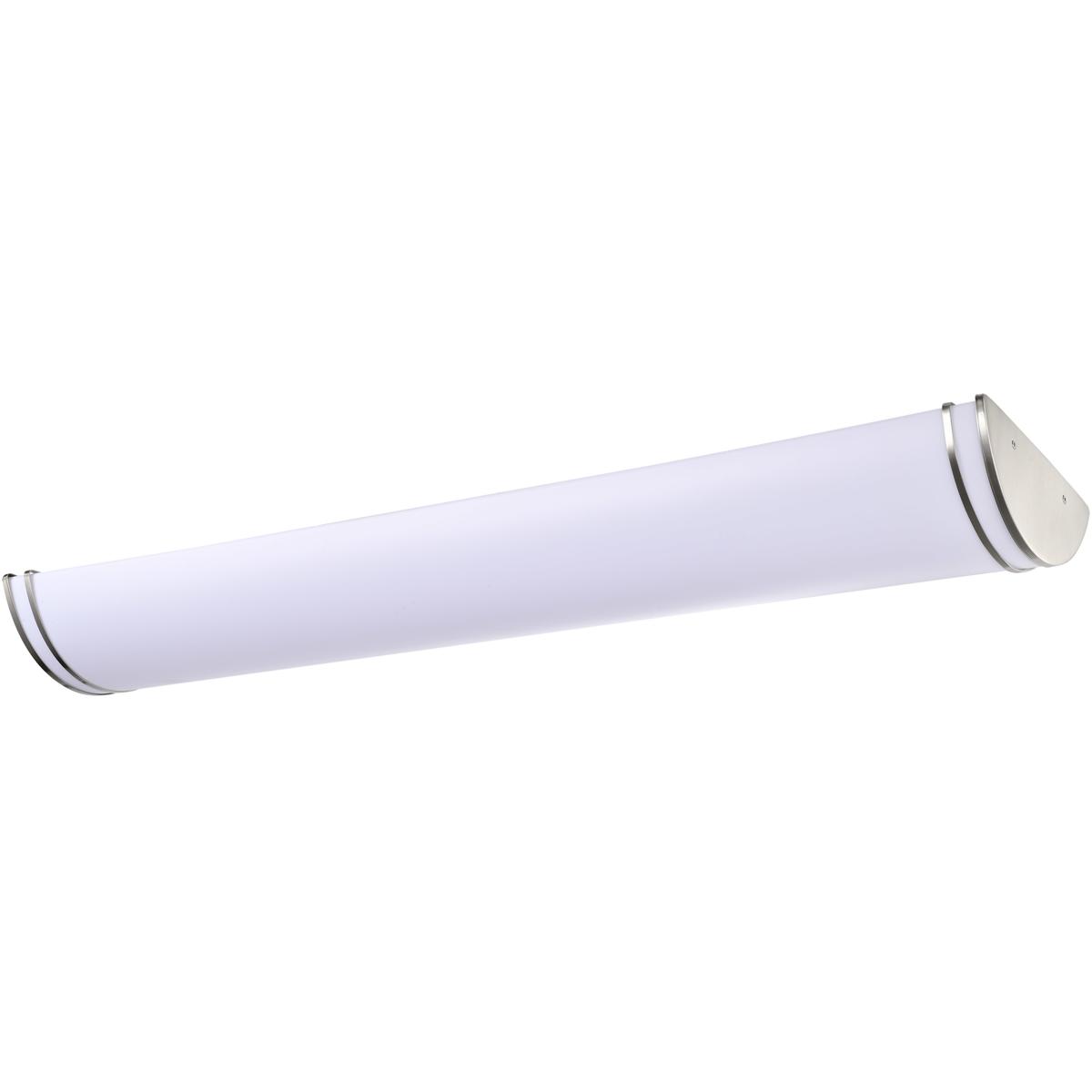 Nuvo 62/1640 Glamour LED 12 inch Brushed Nickel Linear Flush Ceiling Light