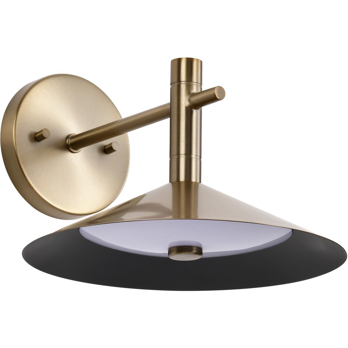 Nuvo 62/2094 Corrine LED 9.88 inch Burnished Brass Vanity Light Wall Light
