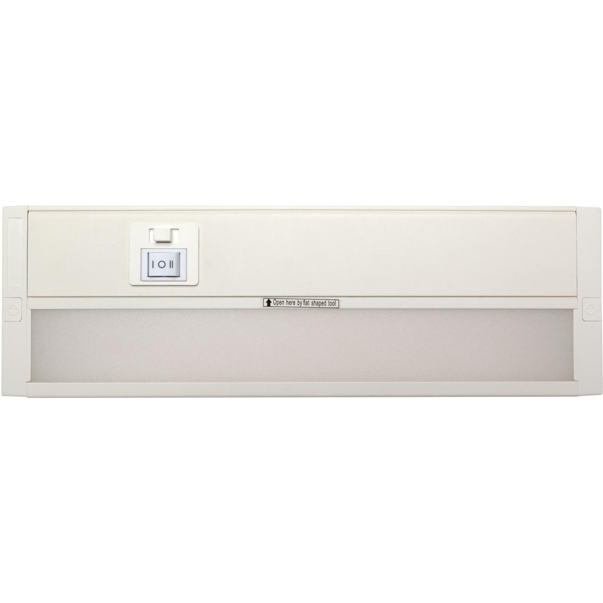 Nuvo 63/501 CounterQuick 120 LED 11 inch White Under Cabinet & Cove, Linear Strip