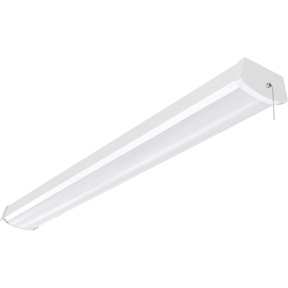Nuvo 65/1092 Brentwood LED 5.5 inch White Ceiling Wrap Ceiling Light, with Pull Chain