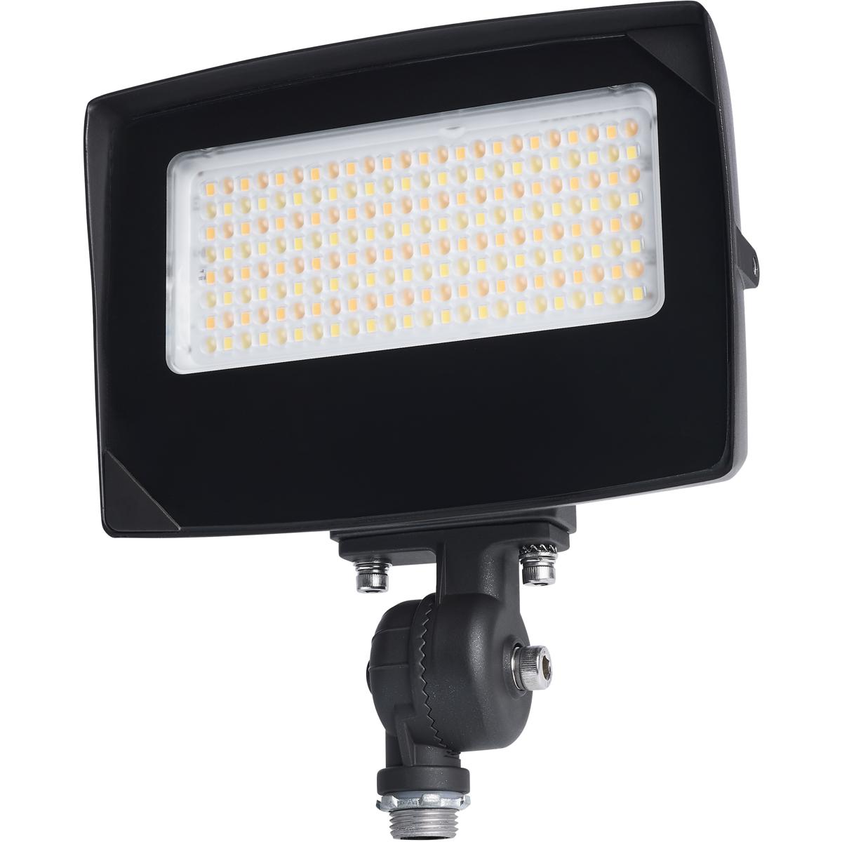 LED Flood Light 35/25/15 3K/4K/5K CCT Selectable Beam Angle Selectable Bronze 120-347V