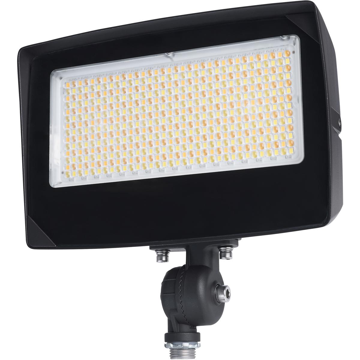 LED Flood Light 80/60/45 3K/4K/5K CCT Selectable Beam Angle Selectable Bronze 120-347V