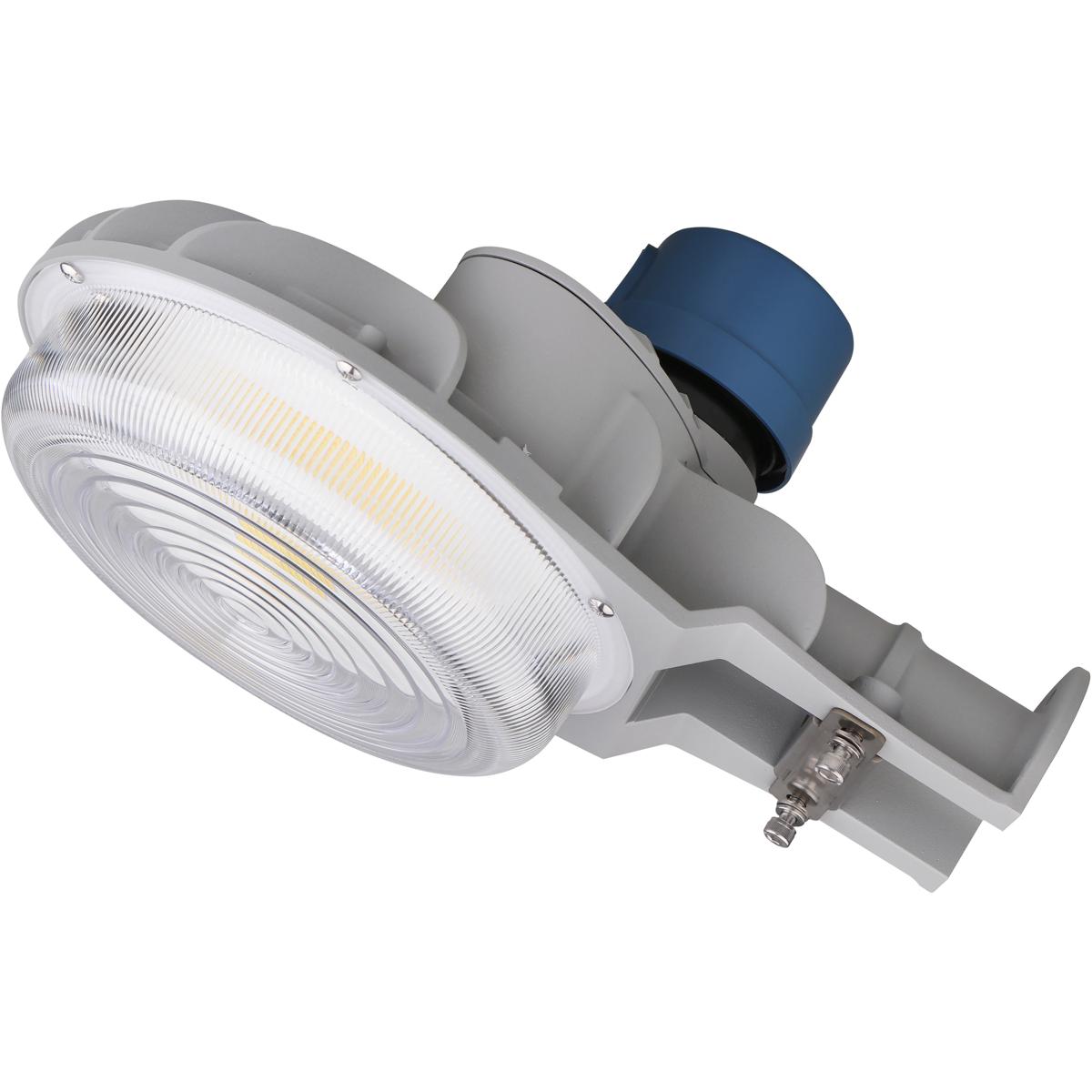 29 Watt LED Area Light with Photocell CCT Selectable and Dimmable Gray Finish 120-277 Volts Ultra Br