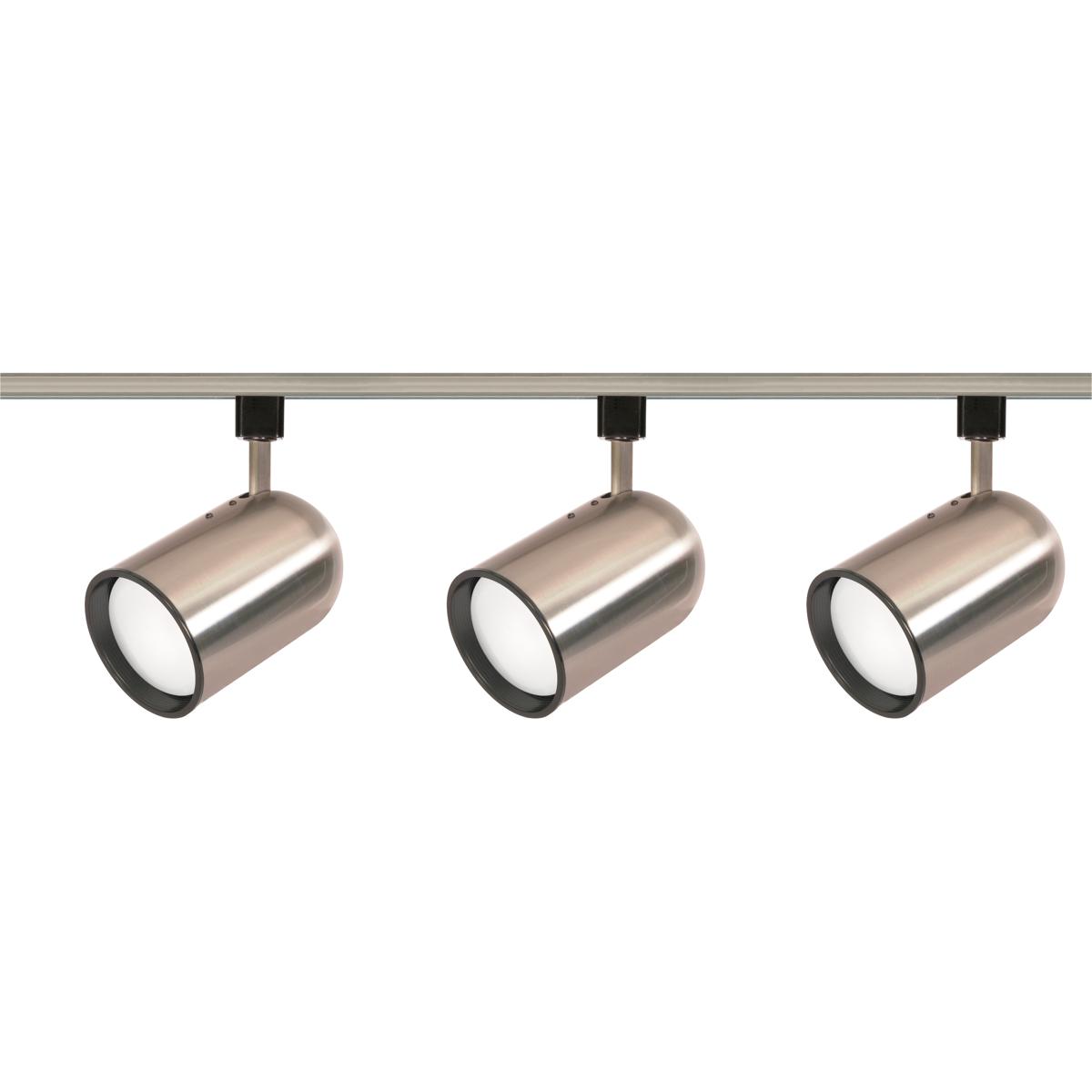 Nuvo TK342 Brentwood 3 Light 120V Brushed Nickel Track Lighting Ceiling Light