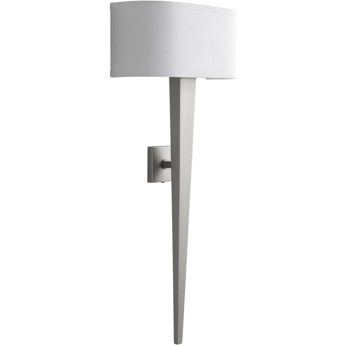 Oxygen Lighting 2-5182-124 Trinity 1 Light 10 inch Satin Nickel Sconce Wall Light