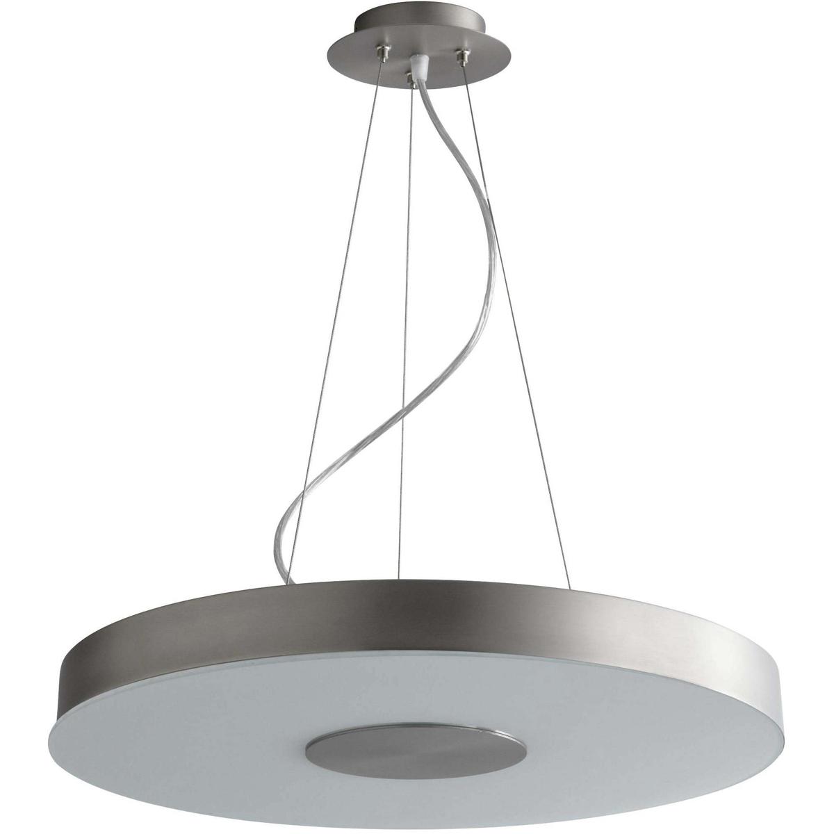 Oxygen Lighting 2-6161-124 Dione 1 Light 21 inch Satin Nickel Pendant Ceiling Light