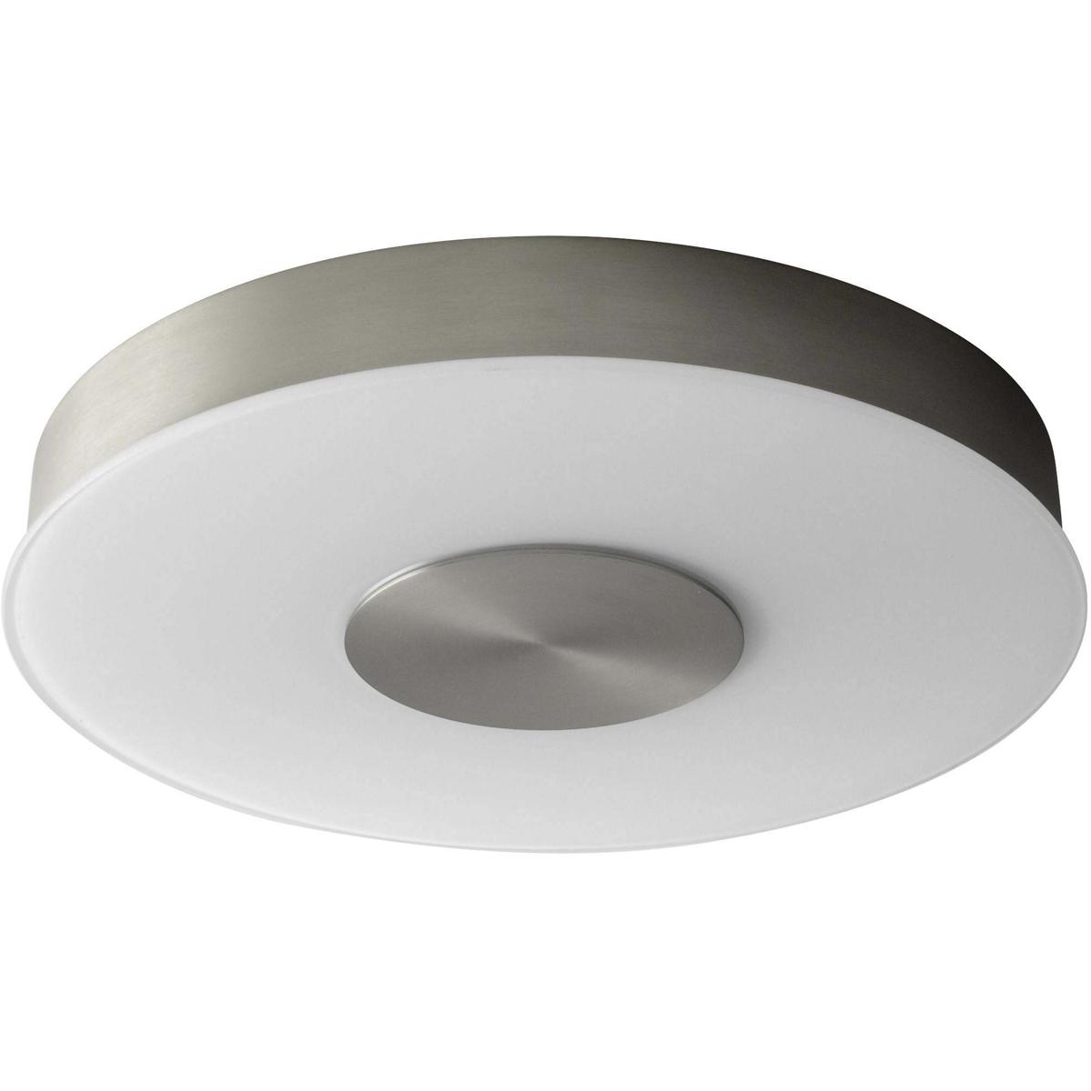 Oxygen Lighting 2-6164-124 Dione 1 Light 15 inch Satin Nickel Flush Mount Ceiling Light