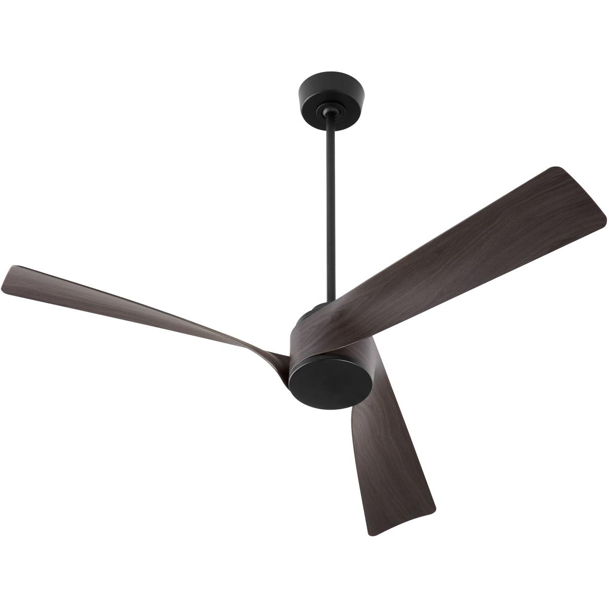 Oxygen Lighting 3-125-15 Heyday 56 inch Black with Colonial Black Blades Ceiling Fan