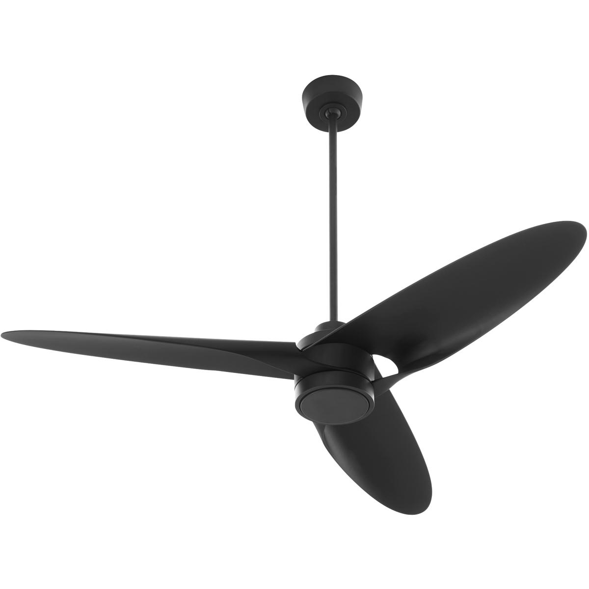 Oxygen Lighting 3-127-15 Xega 60 inch Black with Matte Black Blades Ceiling Fan