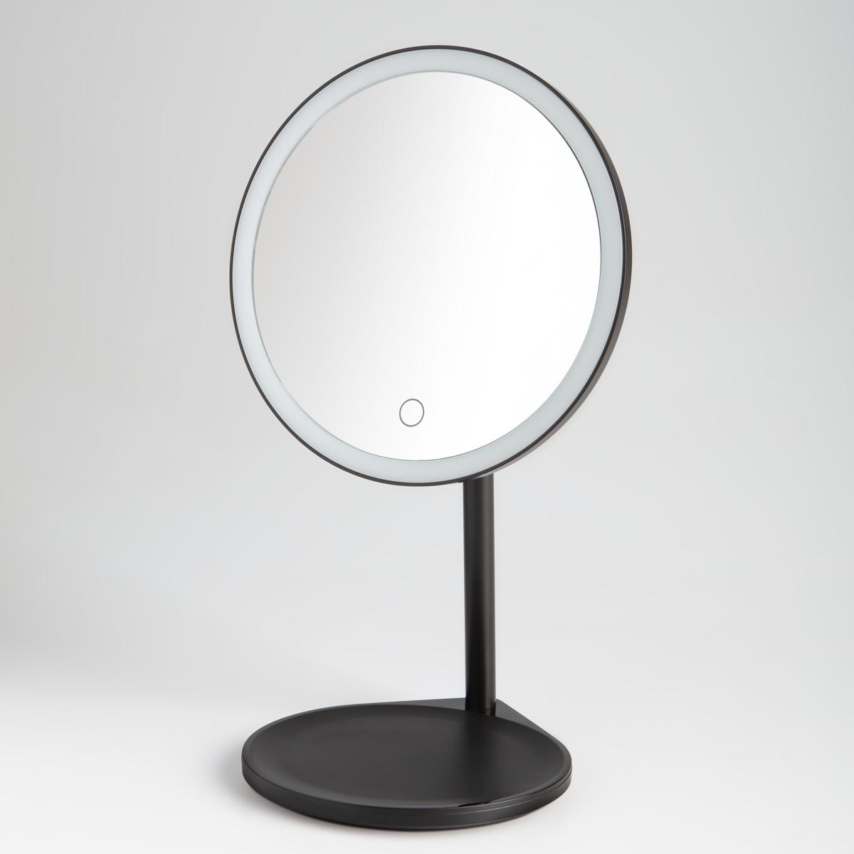 Oxygen Lighting 3-2001-15 Solo Black LED Makeup Mirror