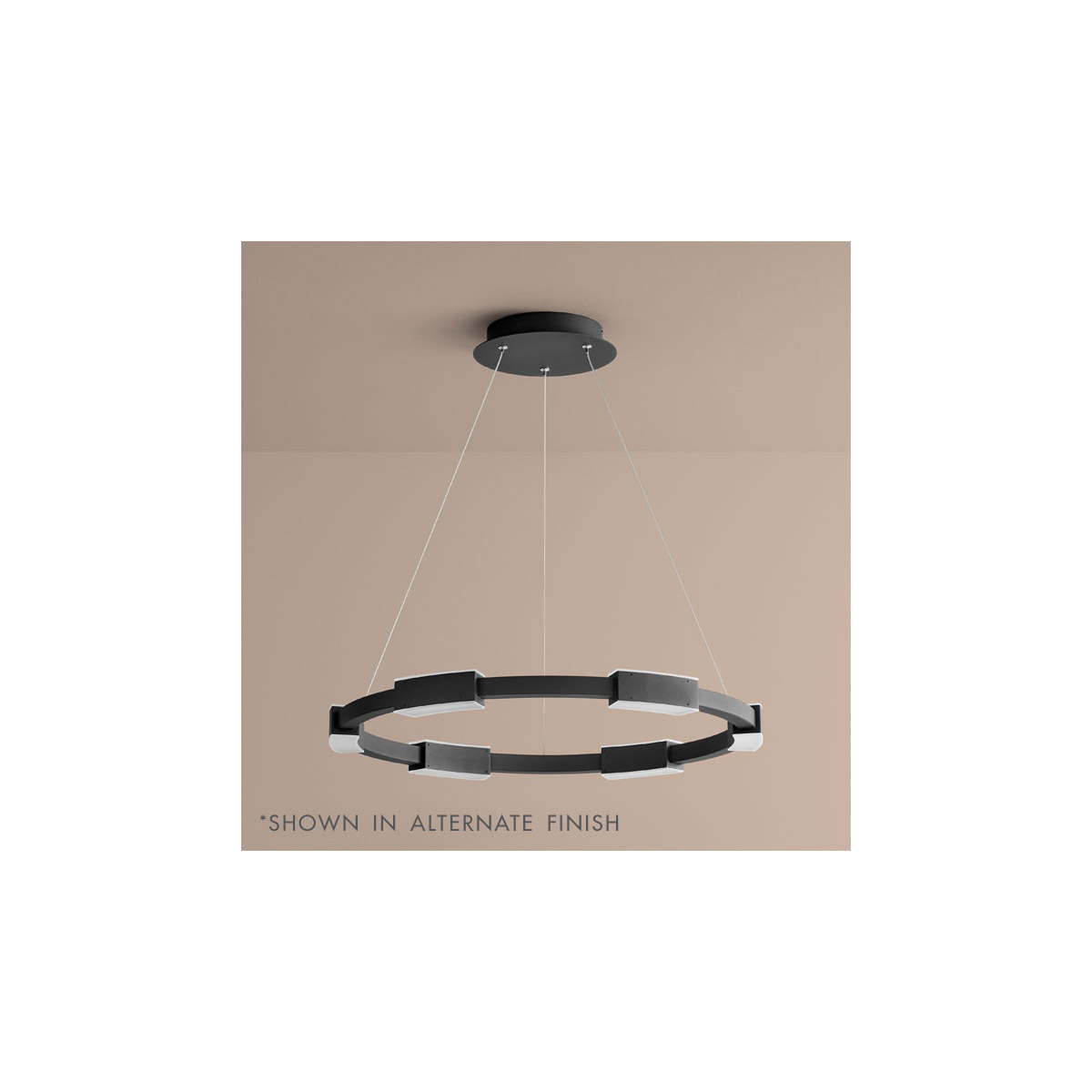 Oxygen Lighting 3-22-6 Dieter LED White Pendant Ceiling Light