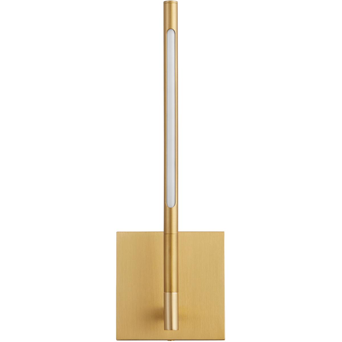 Oxygen Lighting 3-403-40 Palillos LED 4.75 inch Aged Brass Sconce Wall Light