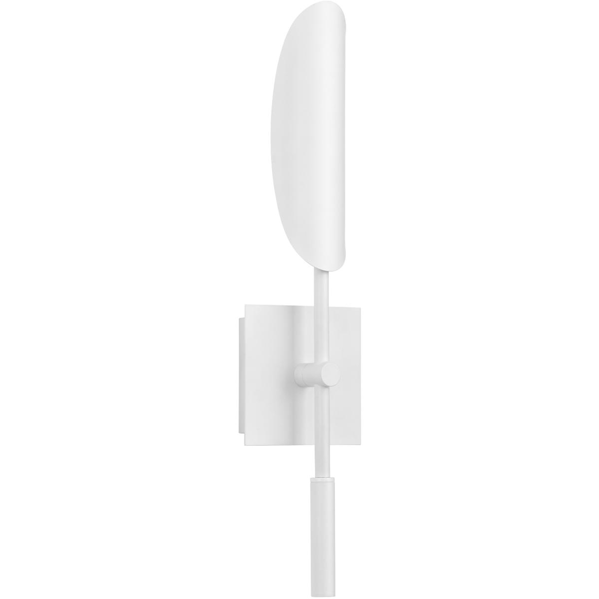 Oxygen Lighting 3-405-640 Pivot 1 Light 6 inch White/Aged Brass Wall Sconce Wall Light