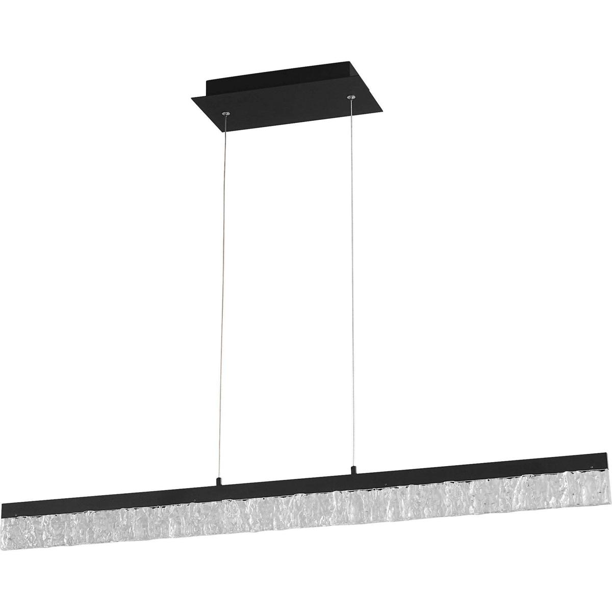 Oxygen Lighting 3-421-15 Landon 1 Light 40 inch Black Linear Pendant Ceiling Light