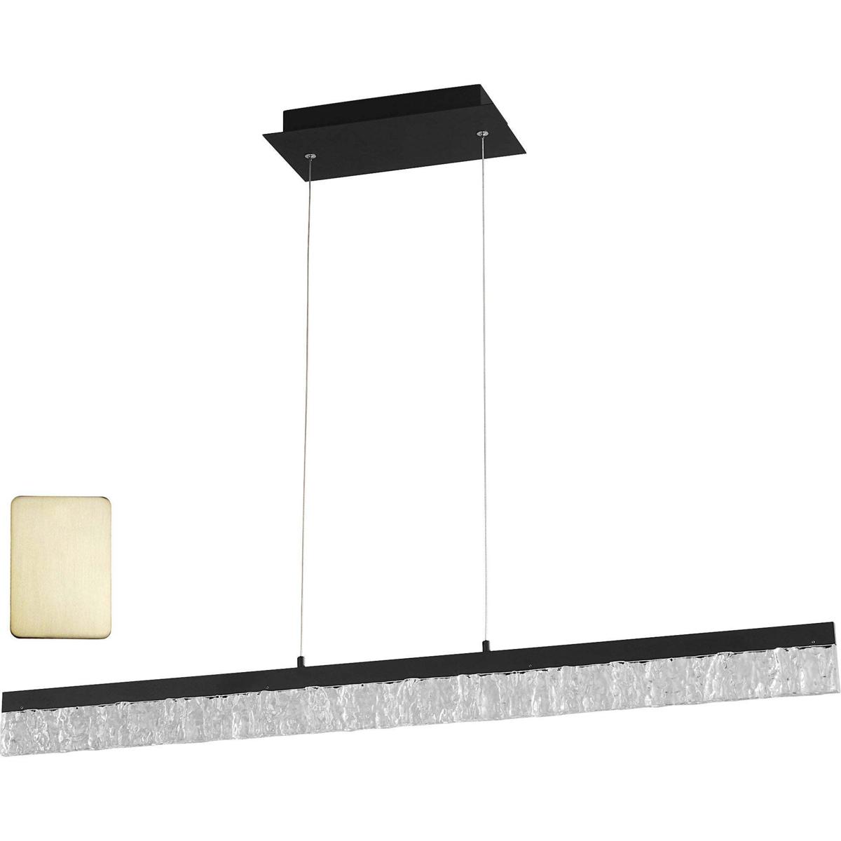 Oxygen Lighting 3-421-40 Landon 1 Light 40 inch Aged Brass Linear Pendant Ceiling Light