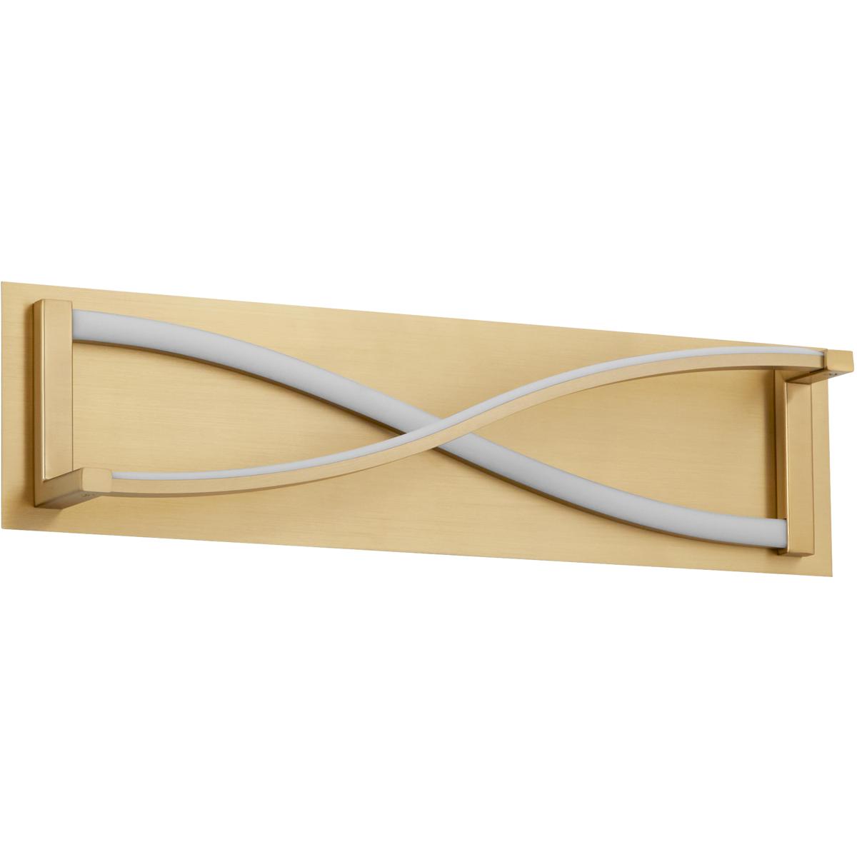 Oxygen Lighting 3-5006-40 Hyperion 2 Light 22 inch Aged Brass Vanity Light Wall Light