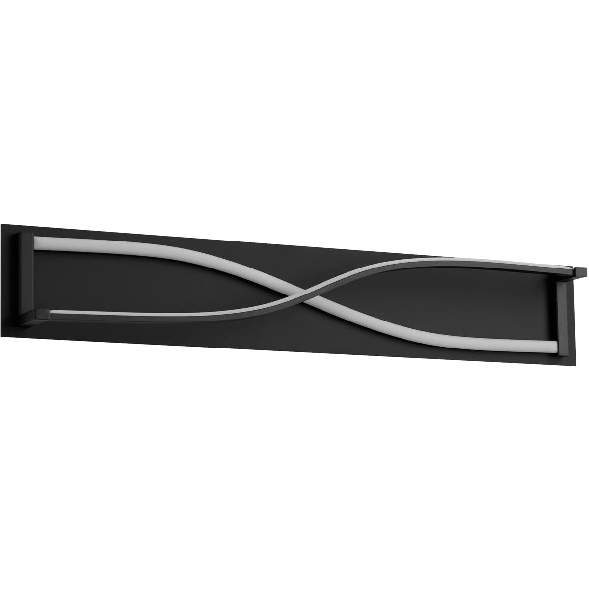 Oxygen Lighting 3-5007-15 Hyperion 2 Light 34 inch Black Vanity Light Wall Light