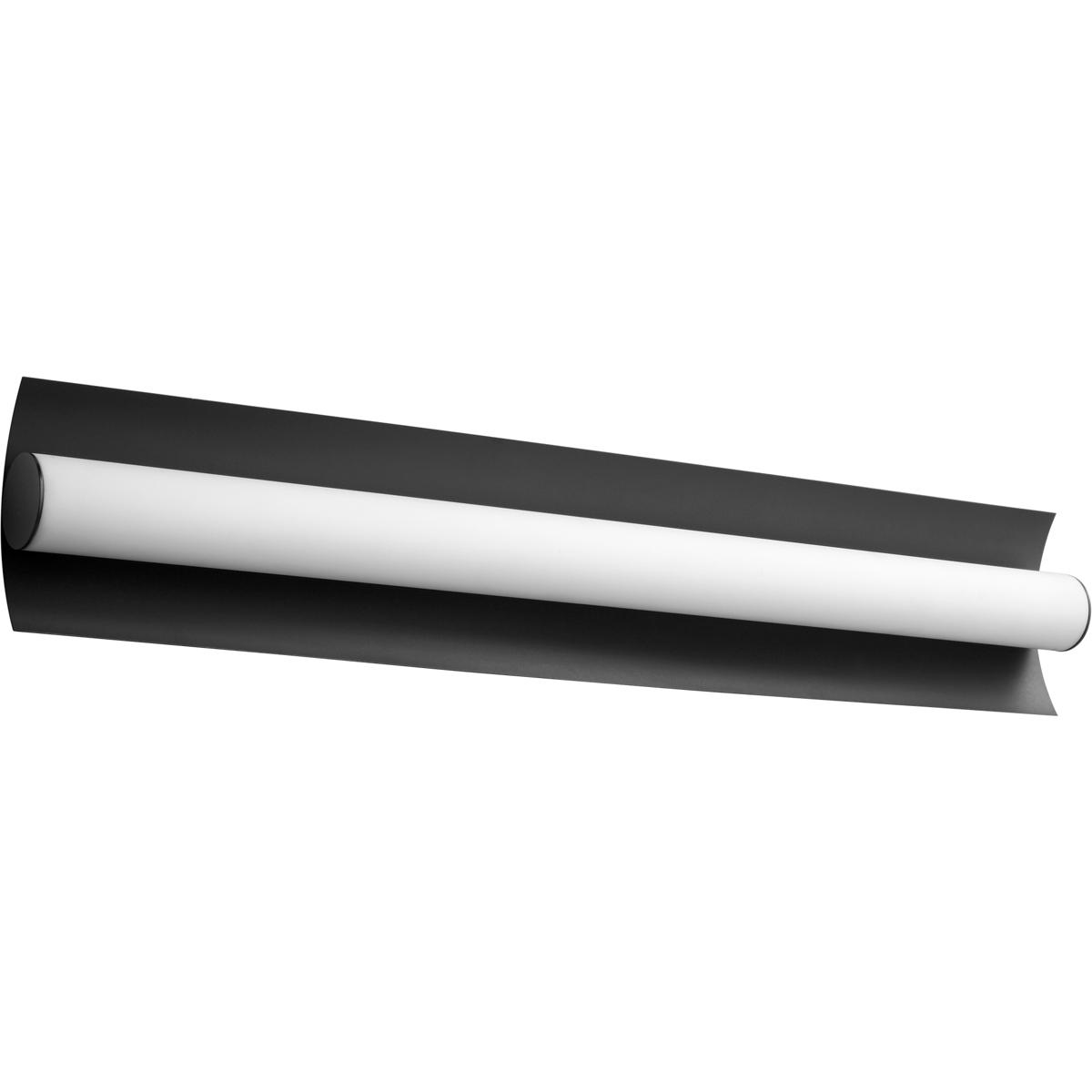 Oxygen Lighting 3-5023-15 Wave LED 34 inch Black Vanity Light Wall Light