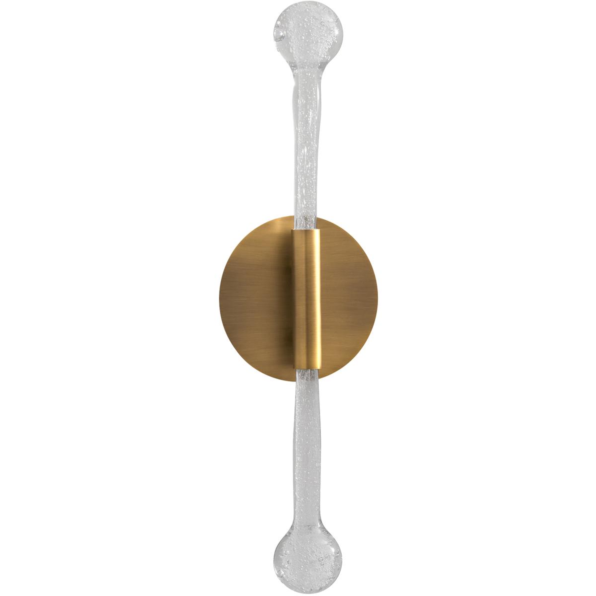 Oxygen Lighting 3-503-56 Manhattan 2 Light 5.75 inch Brushed Brass Sconce Wall Light