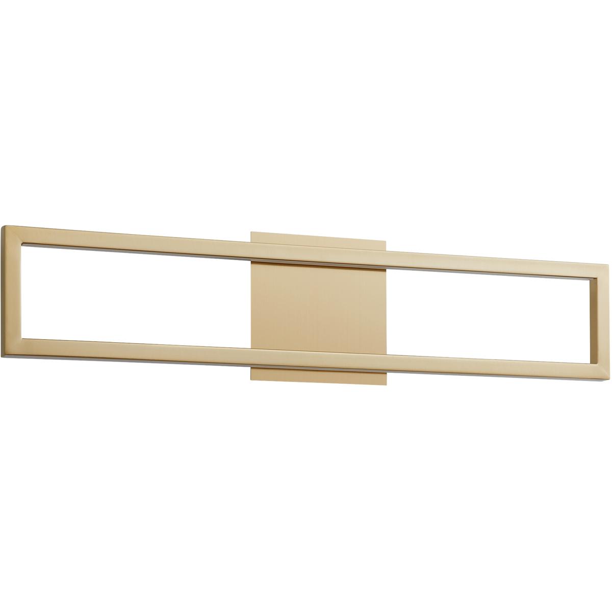 Oxygen Lighting 3-5055-40 Xanni LED 25 inch Aged Brass Vanity Light Wall Light